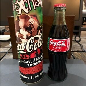 Vintage Coca-Cola SuperBowl Classic Bottle Sealed